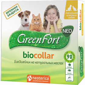 Green Fort БиоОшейник от блох для собак 
