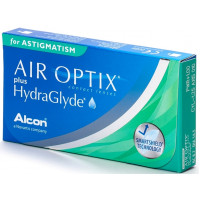 Alcon Air Optix Plus HydraGlyde for Astigmatism, 3pk контактные линзы астигматика месячной замены