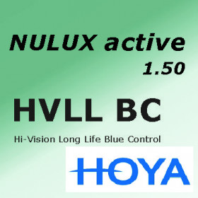 HOYA Nulux Active индекс 1.50 покрытие Hi-Vision Long Life Blue Control (HVLL BC) для поддержки аккомодации
