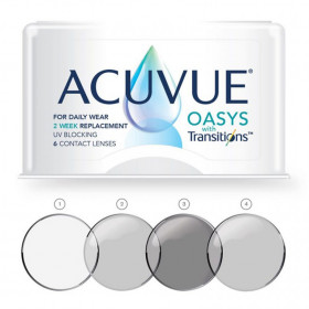 Johnson&Johnson ACUVUE OASYS with Transitions фотохромные контактные линзы 