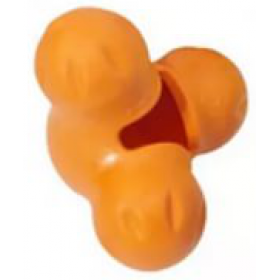 Zogoflex Tux L игрушка для собак  15 см под лакомства оранжевый
