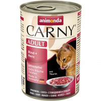 Animonda Консервы CARNY ADULT для кошек  с говядиной и сердцем