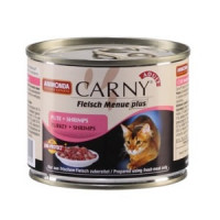 Animonda консервы CARNY ADULT для кошек с индейкой и креветками