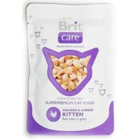 Brit Care влажный корм для котят курица и сыр для котят 80 гр.