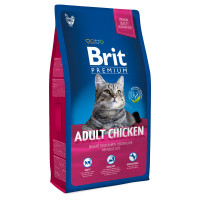 Brit Premium Cat Adult Chicken для взрослых кошек с курицей и печенью 