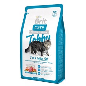 Brit Care Cat Tobby гипоаллергенный беззерновой корм с уткой и курицей для кошек крупных пород