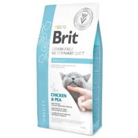 Brit Veterinary Diet Cat GF Obesity беззерновая диета для кошек при лишнем весе