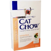 КЭТ ЧАУ корм для взрослых кошек чувствительное пищеварение 