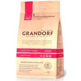 Grandorf INDOOR Lamb&Rice Грандорф корм для домашних кошек ягненок 