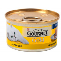 Гурмет Gold консервы для кошек курица паштет