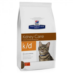 HILLS PD K/D сухой корм для взрослых кошек с заболеваниями почек 