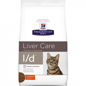 HILLS PD l/d сухой корм для взрослых кошек при заболеваниях печени 