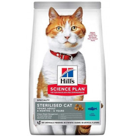 HILLS SP Adult Cat Sterilised корм для стерилизованных кошек до 6 лет с тунцом