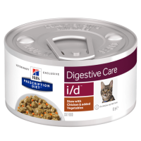 HILLS PD i/d консерва для кошек с заболеваниями ЖКТ рагу с курицей 82 гр.