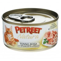 PETREET Консервы для кошек куриная грудка с тунцом 70 гр.