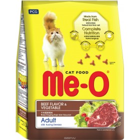 Me-O сухой корм для кошек Говядина с овощами