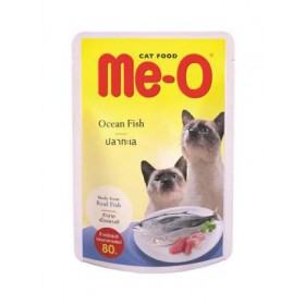 Me-O пауч в желе для кошек Океаническая рыба 80 гр
