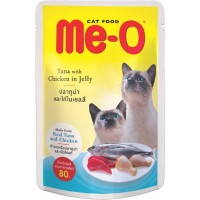 Me-O пауч в желе для кошек Тунец Курица 80 гр
