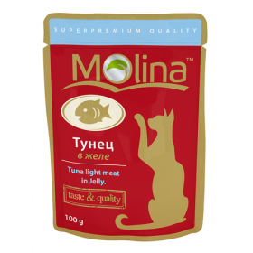 MOLINA пауч для кошек Тунец в желе, 100 гр