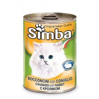 SIMBA Cat консервы для кошек паштет кролик 400 гр.