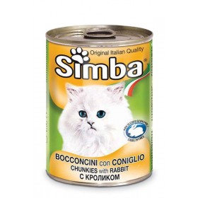 SIMBA Cat консервы для кошек паштет кролик 400 гр.