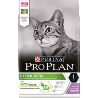 Проплан Cat Sterilised корм для взрослых кошек кастрированных/стерилизованных индейка