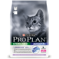 PRO PLAN Sterilised 7+ для стерилизованных кошек старше 7 лет с индейкой