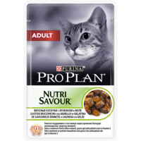 Проплан консервы NUTRISAVOUR Adult для взрослых кошек ягненок