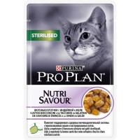 Проплан консервы NUTRISAVOUR для стерилизованных кошек индейка
