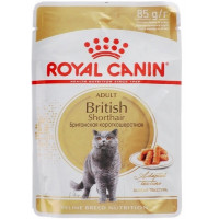 Royal canin british shorthair adult в соусе консервы для кошек британской породы