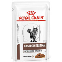 Royal Canin vet Gastro Intestinal Moderate Calorie Feline влажная диета для кошек при панкреатите и нарушениях пищеварения 