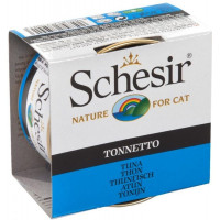 Schesir консервированный корм для кошек с тунцом 85 гр.