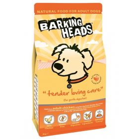 Barking Heads беззерновой корм для собак с чувствительным пищеварением с курицей и рисом «Нежная забота»