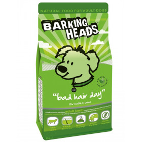 Barking Heads беззерновой корм для собак, имеющих проблемы с шерстью, с ягненком и рисом «Роскошная шевелюра» 