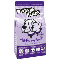 Barking Heads корм для щенков крупных пород с курицей, лососем и рисом «Большелапый малыш»