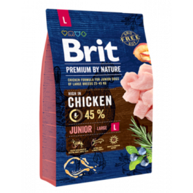 Brit Premium by Nature Junior L сухой корм для молодых собак крупных пород 