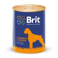 Brit Premium Dog Консервы RED MEAT & LIVER (говядина и печень) 