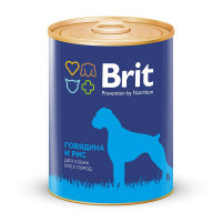 Brit Premium Dog Консервы BRIT BEEF & RICE (говядина и рис) 