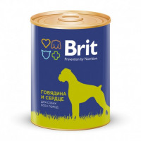 Brit Premium Dog Консервы BRIT BEEF & HEARТ (говядина и сердце) 