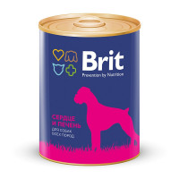 Brit Premium Dog Консервы HEART & LIVER (сердце и печень)