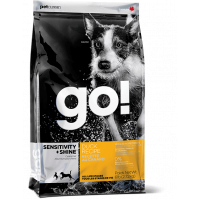 GO! Sensitivity+Shine беззерновой корм для щенков и собак с цельной уткой и овсянкой