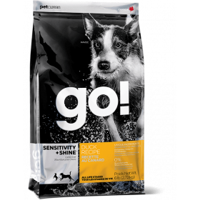 GO! Sensitivity+Shine беззерновой корм для щенков и собак с цельной уткой и овсянкой