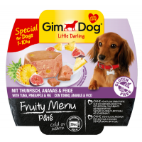 Gimdog Fruity Menu Паштет Тунец, ананас и инжир для собак, 100 гр 