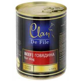 Clan de File консервы для собак говядина 340 гр.