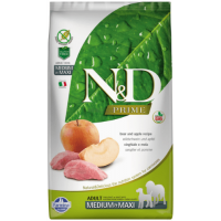 Farmina N&D Dog GF Boar Apple Adult medium&maxi беззерновой корм для взрослых собак, мясо кабана яблоко