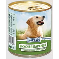 Happy Dog Nature Line консервы для собак Вкусная баранина с сердцем, печенью, рубцом и рисом