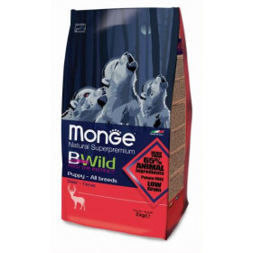 Monge BWild Dog GRAIN FREE Deer корм для щенков с олениной