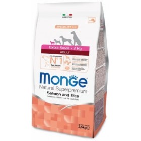 Monge  Dog Specialiti  Extra Small корм для взрослых собак миниатюрных пород лосось с рисом