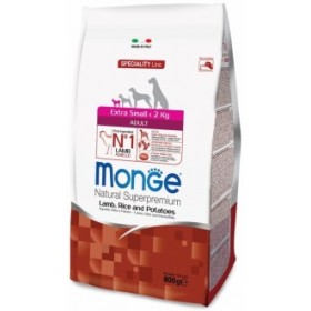 Monge  Dog Specialiti  Extra Small корм для взрослых собак миниатюрных пород ягненок с рисом и картофелем