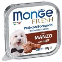 MONGE DOG FRESH консервы для собак говядина 100 гр.